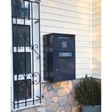 ZELFBOX LARGE KARGO TESLİM VE POSTA KUTUSU (RAL7016- ANTRASİT GRİ)