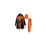 Zelhankids 5 PARÇA ÇOCUK YAĞMURLUK SETİ SİYAH 13-14 Yaş