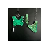 Zelhankids KIZ ÇOCUK BİKİNİ TAKIM YEŞİL 6-7 Yaş
