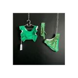 Zelhankids KIZ ÇOCUK BİKİNİ TAKIM YEŞİL 8-9 Yaş