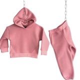 Zelhankids KIZ ÇOCUK EŞOFMAN TAKIM PEMBE 13-14 Yaş