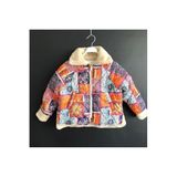 Zelhankids KIZ ÇOCUK OTANTİK DESEN KISA MONT ÇOK RENKLİ 13-14 Yaş