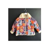 Zelhankids KIZ ÇOCUK OTANTİK DESEN KISA MONT ÇOK RENKLİ 9 Yaş