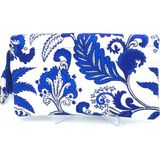 Zelice Bleu Blanc El Çantası / Clutch Çanta - Beyaz - Camel