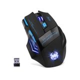 Zelotes F-14 Kablosuz Oyuncu Mouse mavi-siyah