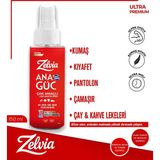 Zelvia Çok Amaçlı Güçlü Leke Çıkarıcı – Çay, Kahve, Yağ, Makyaj ve Yemek Lekelerinde Etkili Temizlik Spreyi - 150 ml