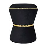 Zem Fine Gold Siyah Puf