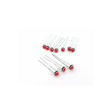 Zembil 10 Adet T3-T4-T5 Duy Uyumlu Mini Kıl Bacak Led Ampul Kırmızı
