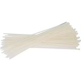 Zembil 200 Adet Beyaz Plastik Cırt Kelepçe Kablo Bağı 3.6X370MM