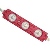 Zembil 25 Adet Kırmızı 12V 1.5W 3 Ledli Mercekli Parmak LED Modül 2835 Smd