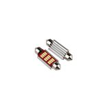 ZEMBİL 41mm Sofit Led Canbus C10w Tip Tavan Ve Plaka Led Ampul 12 Ledli Güçlü Işık (2 Adet)
