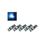 Zembil 5 Adet T5 Led Kilometre Kadran Ambians Aydınlatma Led Ampul Buz Mavisi