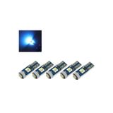 Zembil 5 Adet T5 Led Kilometre Kadran Ambians Aydınlatma Led Ampul Mavi