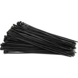 Zembil 500 Adet 2.5MMX140MM Kablo Bağı Plastik Cırt Kelepçe Siyah