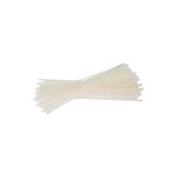 Zembil 500 Adet Beyaz Plastik Cırt Kelepçe Kablo Bağı 4.8X250MM