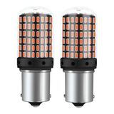 Zembil 93 Tek Duy LED PR21W 1156 BA15S Düz Tırnak Kırmızı 144 Ledli Ampul (2 Adet) Yüksek Parlaklık