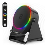 Zemheri Enkado EKD-S10 5W Indüksiyonlu Bluetooth Hoparlör Ses Yükselten 2000MAH Rgb Işıklı Standlı Speaker - Siyah