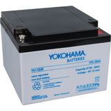 Zemheri Yokohama YH-1226 12 Volt - 26 Amper Kuru Akü (165 x 176 x 125 Mm)