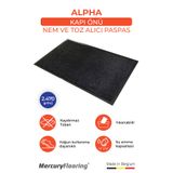 Zemincim Alpha Siyah 78 Kapı Önü Nem Ve Toz Alıcı Paspas