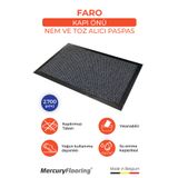 Zemincim Faro Gri Kapı Önü Nem Ve Toz Alıcı Paspas