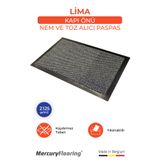Zemincim Lima Antrasit Kapı Önü Nem Ve Toz Alıcı Paspas