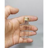 Zemira 100 Adet Boş Gold Kapaklı Kolonya Şişesi Doldurulabilir Cep Plastik Parfüm Şişesi 30 ml 86974317192 - 000-Siyah