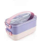 Zemira 1400 ml Iki Kat Üç Bölme Paslanmaz Çelik Lunch Box Yeni Nesil Sefer Tası - Kaşıkçatallı -1400462 - 00-Siyah - Beyaz