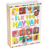 Zemira 1741 Flash Card Ilk 100 Hayvanlar Eğitici Kartlar