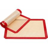 Zemira 30X40 cm Pişirme Hamur Açma Matı – Fırınlanabilir, Yıkanabilir, Tekrar Kullanılabilir, Y - 10 cm - 001-Renkli