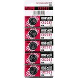 Zemira 5dm-Maxell CR2032 3V Lityum Düğme Pil 5li Paket - Bej - 1 Adet