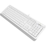 Zemira A4 FK10 Q USB Türkçe Fn-Multimedya Klavye, Beyaz - 001-Renkli