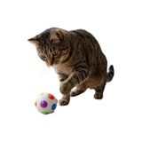 Zemira Aee® Disco Fever Darbeye Duyarlı Işıklı Topu 6 cm Zıplayan Hareketli Oyuncağı - 02-Sarı