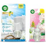 Zemira Air Wick Elektrikli Oda Kokusu Temizliğin Esintisi Kit (Cihaz + Yedek Şişe) + Yasemin Çiçeği Yedek - 108 cm - 00-Siyah - Beyaz