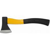 Zemira Aksu Profesyonel Kauçuk Saplı Balta – 35CM Sap 8cm Kesim Ağzı (Sari-Siyah)