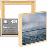 Zemira Ampersand Ahşap Paneller Için Floaterframe 17,72 cm Derinlik, Ince, 25,72 x 25,72 Cm, Akçaağaç (Fth - 0 - --