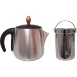 Zemira AR3004 Çayci Klasik Çay Makinesi Filtreli Inox Demlik - 01-Mavi