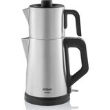Zemira AR3129 Deminde Çay Makinesi 1800W, 1 L Demlik Kapasitesi, Inox - 01-Mavi