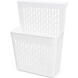 Zemira Asmalı Dolap Düzenleyici – Askılı Çok Amaçlı Plastik Organizer Sepet | Mutfak, Banyo, Dolap Ofis - 0 - --