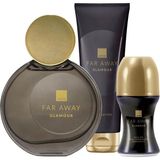 Zemira Avon Far Away Glamour Parfüm Vücut Losyonu Rollon Paketi