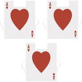 Zemira Beistle Kırmızı/beyaz, Casino Parti Malzemeleri, Cadılar Bayramı Tiyatro Kostümleri, Fantasy Mag - 0-Kahverengi - 0,60 x 19 x 29 cm