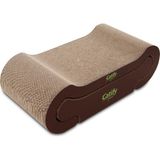 Zemira Best Pet Supplies Oluklu Mukavva Scratcher Dolum Pedleri, Şezlong Eğlenceli Interaktif Tırm - 2328M - 0,6 x 19 x 29 cm