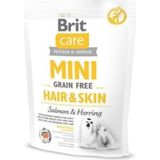 Zemira Brit Care Mini Kuru Maması, Minik Irk Köpekler Için Somon Ringa Balıklı, Tahılsız, Deri - 0,035 gr