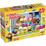 Zemira Ca Limon ile Zeytin 200 Parça 33X48CM Çocuk Puzzle Yapboz