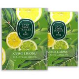 Zemira Çeşme Limonu Kolonyalı Mendil 50'li x 2 Adet - 108 cm - 00-Siyah - Beyaz