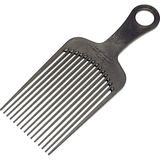 Zemira Chicago Comb Model 11 Karbon Fiber, Büyük Saç Penası, Antistatik, 7,5 Inç (19 Cm), Abd'de Üretilmiş - 0 - Siyah