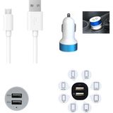 Zemira Çift USB Girişli 3.1 Çıkışlı Seyahat Seti Android / Micro USB