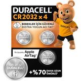 Zemira Cr 2032 Lityum Düğme Pil (4’lü Paket) 3V, (CR2032) - Bej - 1 Adet