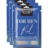 Zemira Dermokil For Men Siyah Nokta Sivilcelere Karşı Yüz Maskesi 15 ml x 3 Adet