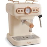 Zemira Em-01 Ristretto Espresso Kahve Makinesi | Süt Köpürtücülü | 20 Bar Basınçlı | 1,2 Litre - 00-Siyah - Beyaz