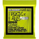 Zemira Ernie Ball Regular Slinky Klasik Rock 'n' Roll Elektro Gitar Telleri, Saf Nikel Sargı, Ölçü 10-46 - 0-Koyu Mavi